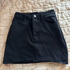 J. Galt Shanghai 100% Cotton Black Skirt Size Small